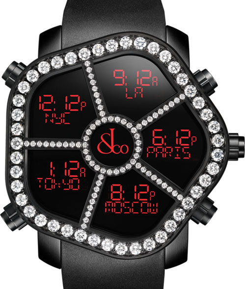 (image for) Jacob & Co GHOST SINGLE ROW WHITE DIAMONDS BEZEL 300.100.11.RP.MB.4NS watch for sale